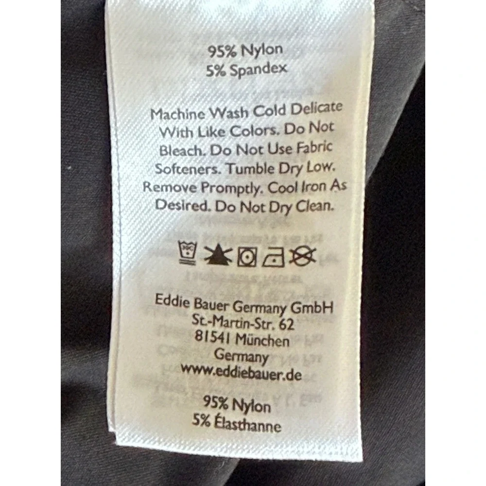 Eddie Bauer Horizon Guide Pants Mens‎ 32x30 Black Stretch Cargo Hiking D3353282